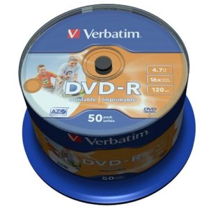 DVD-R Verbatim Printable SP-050 16X 4.7GB