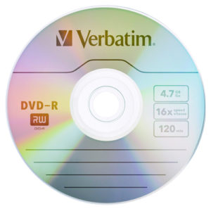 Диск DVD+R Verbatim, 4,7 Gb, 16х