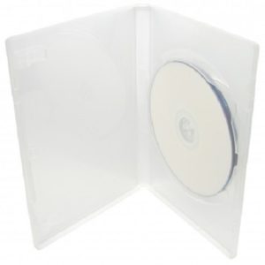 Коробка для DVD-диска (белая) глянцевая (DVD-box)